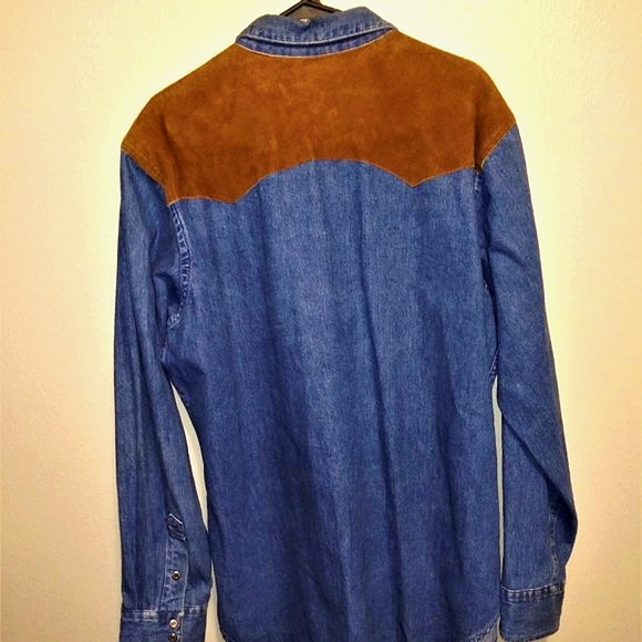 Vintage Ralph Lauren!!* denim long sleeve. - Picture 8 of 8